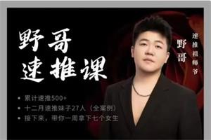 野哥速推课